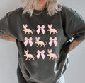 SPHYNX CAT with bows Shirt ~ Unisex Apparel Relaxed Fit Printed In The USA Clothing Womenswear Casual Comfort Cotton Top...
