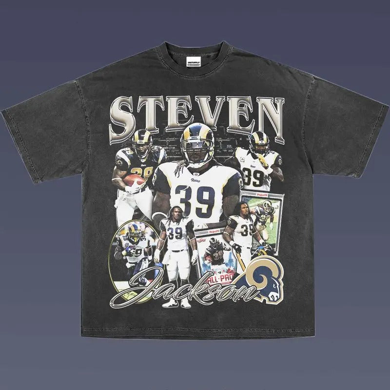STEVEN JACKSON 1.0 VINTAGE TEE | AMERICAN FOOTBALL | GIFT FOR FAN Hoodie, Sweatshirt | ZylaModa.com