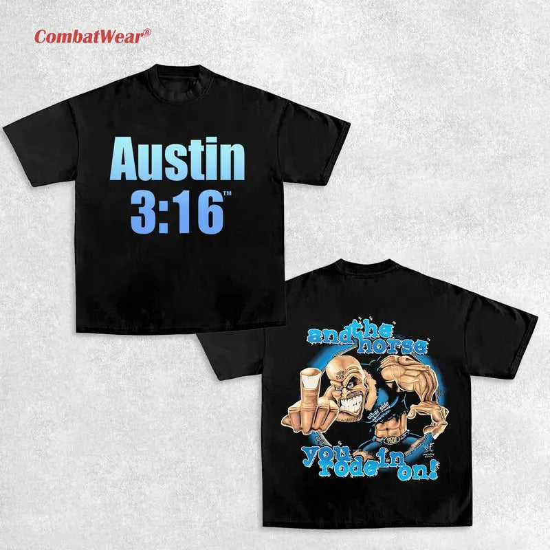 STONE COLD AUSTIN TEE, Wrestling Tee, Wrestling Graphic Tee, 2025 Wrestler Shirt, Sports Shirt, Vintage Wresting Shirt,...