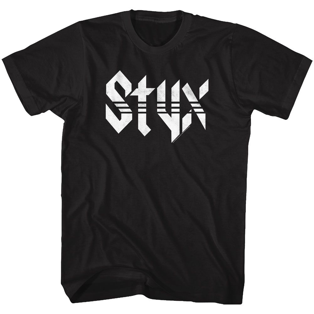 Styx White Logo T-Shirt Hoodie, Sweatshirt | ZylaModa.com