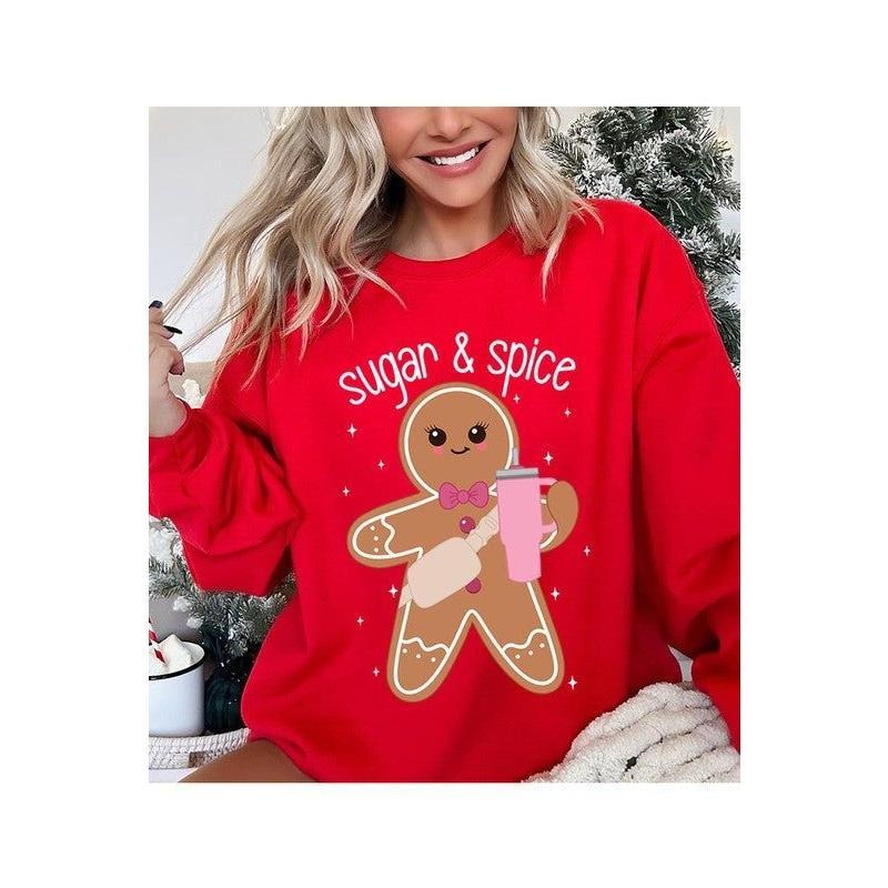 SUGAR & SPICE,GINGERBREAD,CHRISTMAS T-Shirts, Hoodie, Sweatshirt | ZylaModa.com