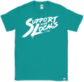 ten/o - 'Support Your Locals Logo' T-Shirt - Jade Hoodie, Sweatshirt | ZylaModa.com