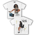 SZA GRAPHIC T-Shirt 2 Sides Vintage Rapper Graphic Tee Hip Hop Y2k Merch Men Women Menswear Top Medium Stylish Hoodie,...