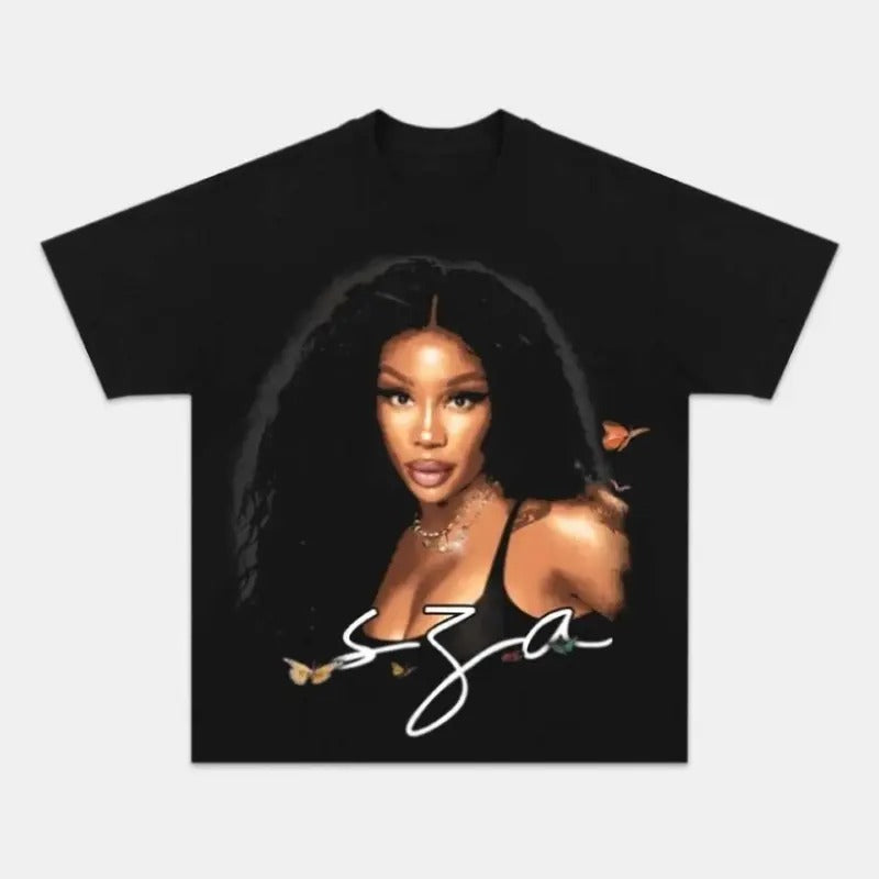 SZA Graphic Music Big Face T-Shirt - Stylish and Modern Look Hoodie, Sweatshirt | ZylaModa.com
