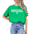 Saint Patrick's Drinks Well With Others Shamrock Thin T-Shirt_ Tee Gift For Men and Women Hoodie, Sweatshirt | ZylaModa.com