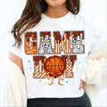 [Sale To 45% Off] Basketball Game Day T-Shirt, Basketball Donut T-Shirt, Basketball Mom Shirt, Coquette Basketball Bow...