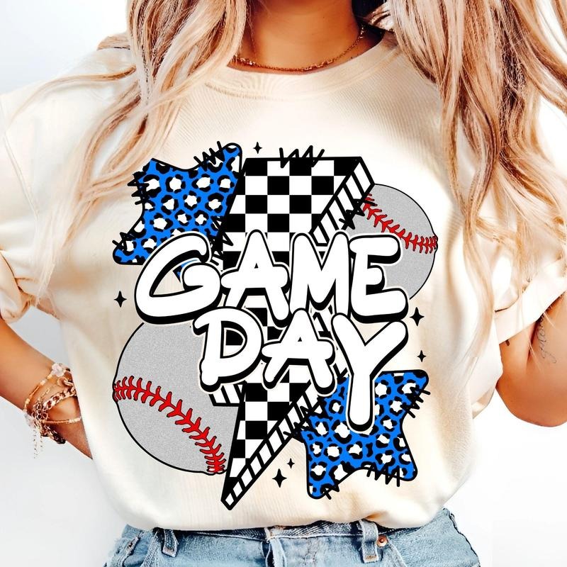 [Sale To 45% Off] Game Day Baseball T-Shirt, Retro Baseball Coquette Shirt, Mama Baseball Bow T-Shirt, Gift For Mom,...