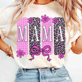 [Sale To 45% Off] Mama T-Shirt, Mothers Day T-Shirt, Leopard Mama Flower Shirt, Pink Mama Coquette Bow T-Shirt Hoodie,...
