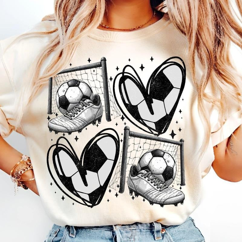 [Sale To 45% Off] Retro Soccer T-Shirt, Vintage Soccer Shirt, Game Day Soccer Mom T-Shirt, Gift Ideas, Gift For Mom,...