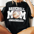 [Sale To 45% Off] baseball Mama T-Shirt, Loud  Proud Cheer Mom, Varsity Game Day T-Shirt, Retro Checked baseball Bow,...