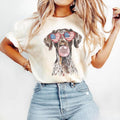 [Sale up to 30%] Comfort Colors Patriotic Pointer 4th of July Shirt, Independence Memorial Day GSP Tee, American Flag...