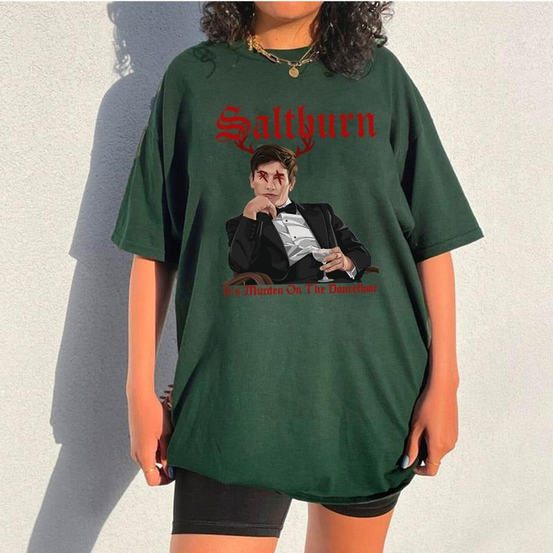 Saltburn Barry Keoghan T-Shirt tees Hoodie, Sweatshirt | ZylaModa.com