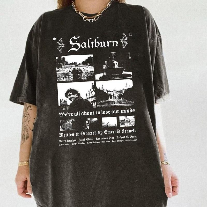 Saltburn Merch, Jacob Elordi T-Shirt Sweatshirt Hoodie | ZylaModa.com