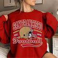 San Francisco Football Sweatshirt, 49ers Niners Sweatshirt, The Niners San Francisco Sweatshirt, Football Fan Shirt, Gift...
