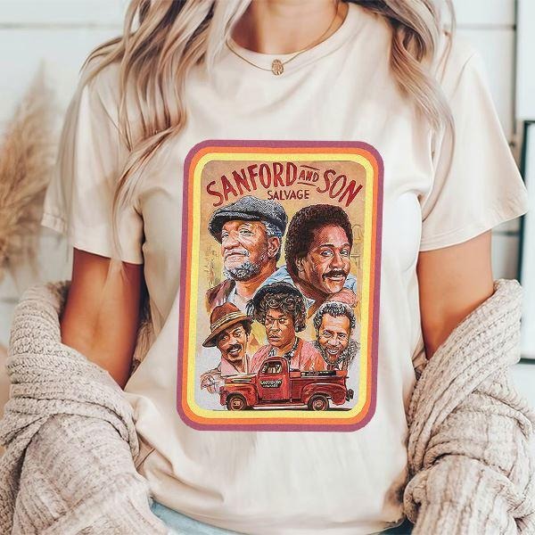 Sanford and Son Shirt, Sanford and Son Greeting Card Shirt Hoodie, Sweatshirt | ZylaModa.com
