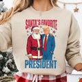 Santa's Favorite President Christmas Trump sweatshirt , 2024 Political sweatshirt, Merry Vibes T-Shirts, Hoodie