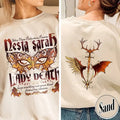 Sarah J Maas Merch Nesta Sweatshirt, Acotar Book Series, Velaris Acotar Shirt, Lady Death Shirt, Nesta Archeron Lady...