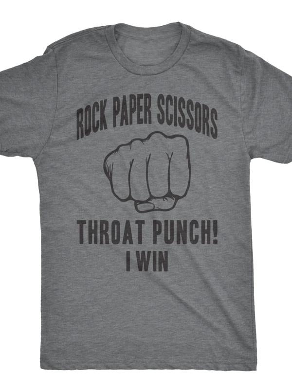 Sarcastic Shirts Men, Shirts With Funny Sayings, Funny Mens Shirt, Offensive Shirt, Hilarious Shirt, Rock Paper Scissors...