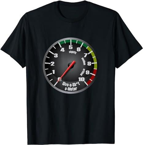 Sarcastic Work Shirts, Give a Shlt O Meter Sarcastic Humor for Man Woman T-Shirt Menswear Top Casual Cotton Hoodie,...