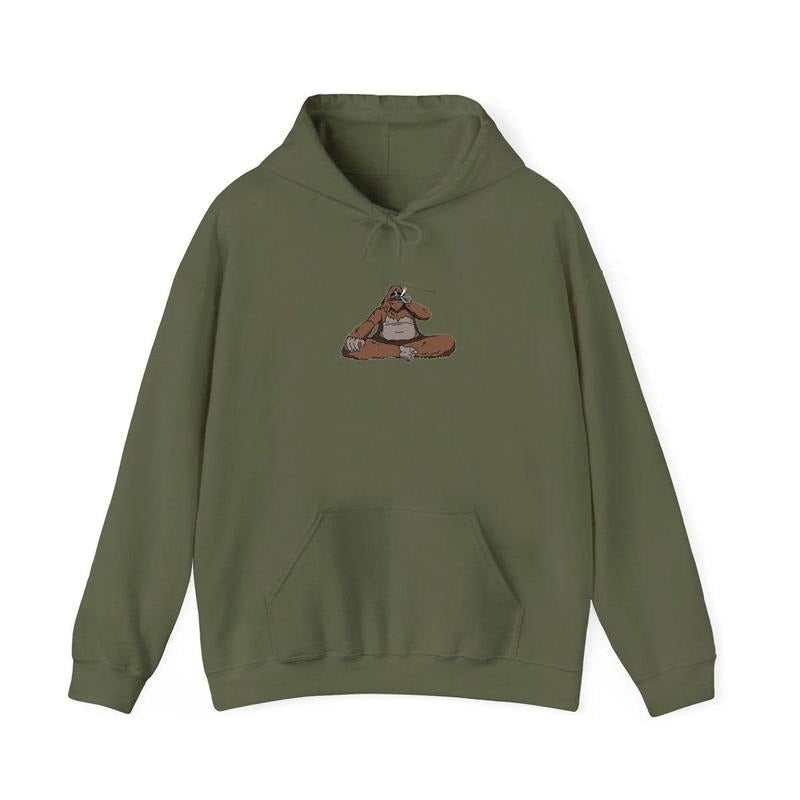 Sassy The Sasquach Sm0king Hoodie Unisex Classic Cotton, Gift for Men for Women T-Shirts, Sweatshirt | ZylaModa.com