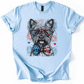 Scottish Terrier Patriotic Dog, USA, America, Pet Lover, 4th of July, Soft Style T-Shirt, Soft Style Tee, Women's Graphic...
