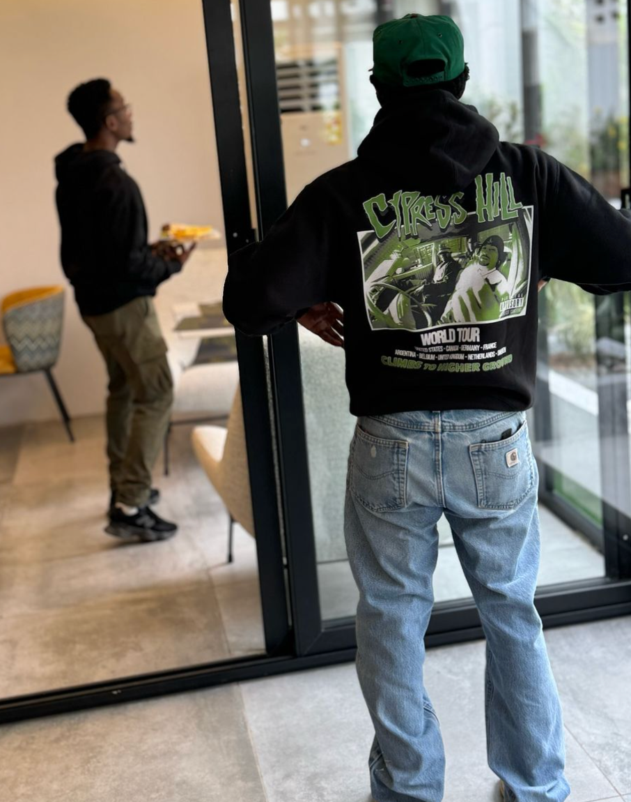CYPRESS HILL HEAVYWEIGHT BLACK HOODIE T-Shirts, Sweatshirt | ZylaModa.com (Image 1)