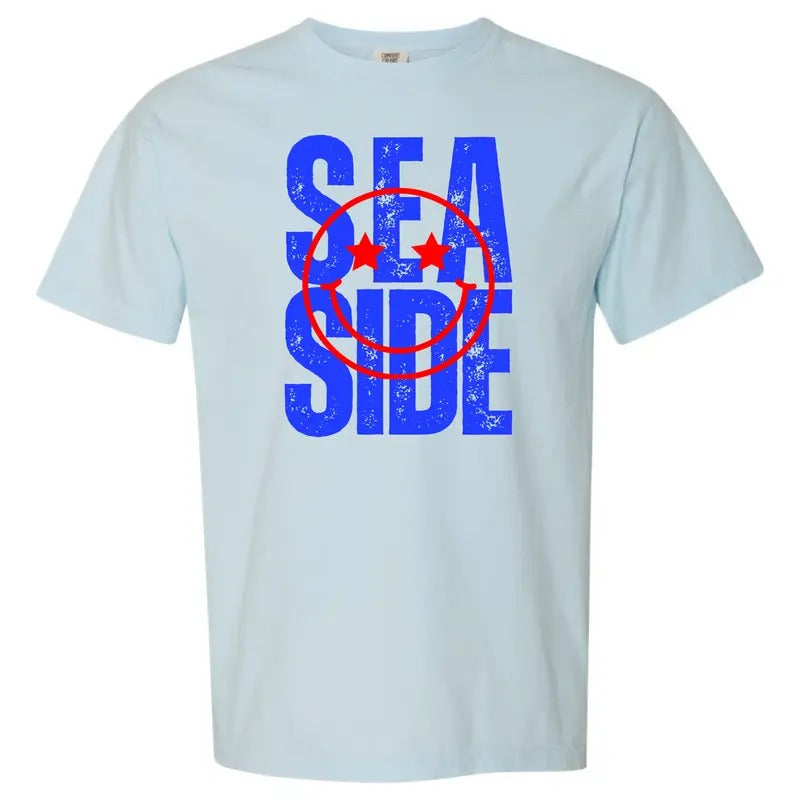 Sea Side Block Letter Comfort Colors T-Shirt 'NLB' Hoodie, Sweatshirt | ZylaModa.com