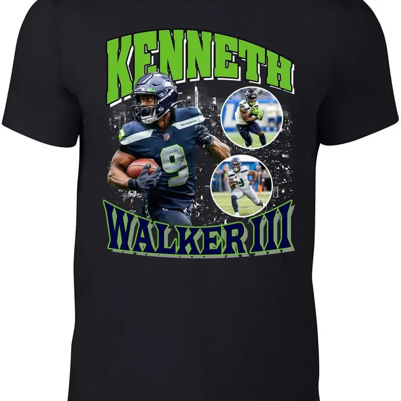 Seattle Kenneth Walker III Bootleg Style T-Shirt Hoodie, Sweatshirt | ZylaModa.com