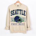 Seattlle Football Vintage Graphic T-shirt Seattlle Football Crewneck Crewneck Fan Gift Hoodie, Sweatshirt | ZylaModa.com