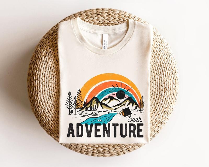 Seek Adventure Shirt,Vacation Shirt,Camping Shirt,Hiking Shirt,Nature Lover Shirt,Adventure Lover Shirt,Wanderlust...