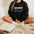 Seester Noun sweatShirt, Seester Definition Tee, Best Sister Gift, women's gifts Hoodie and Sweater; T-shirt | ZylaModa.com