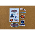 Severance Inspired Sticker Sheet, Office Dystopian Journal Laptop Decor T-Shirts, Hoodie, Sweatshirt | ZylaModa.com