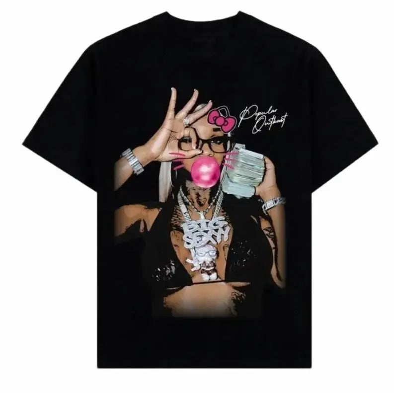 Sexy Redd Pink Kitty Bubblegum Shirt Graphic Tee Hoodie, Sweatshirt | ZylaModa.com
