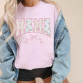 Shabby Chic Varsity Mama T shirt  | Blossom comfort colors T shirt top Hoodie, Sweatshirt | ZylaModa.com