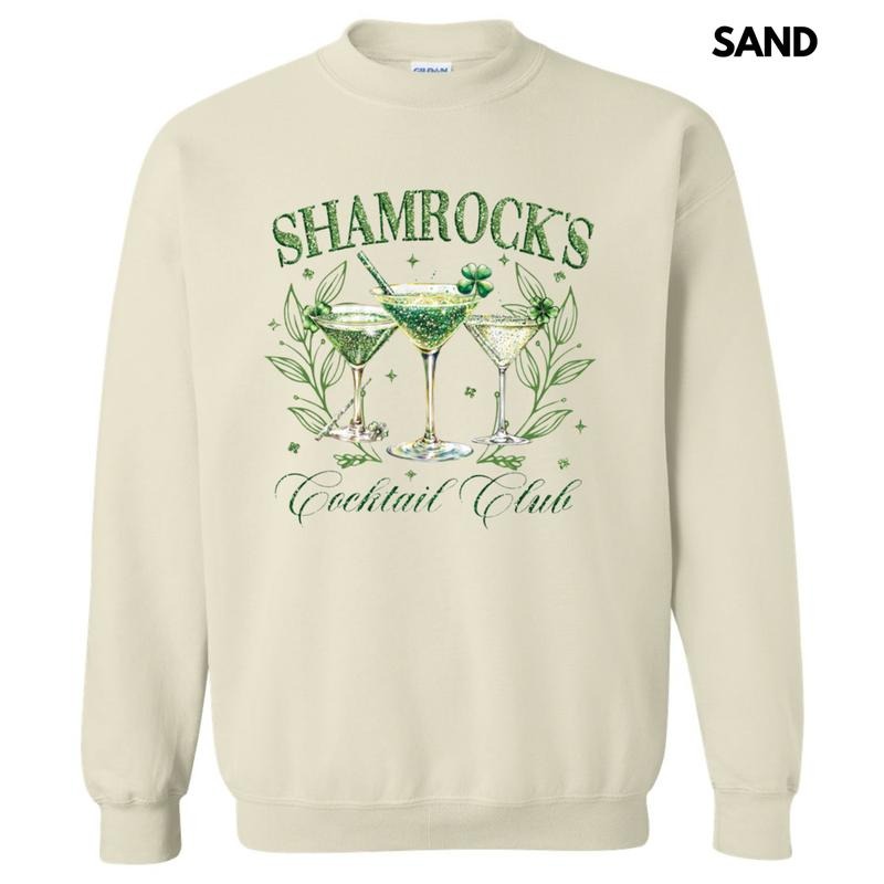 Shamrock Cocktail Club Sweatshirt T-Shirts, Hoodie | ZylaModa.com
