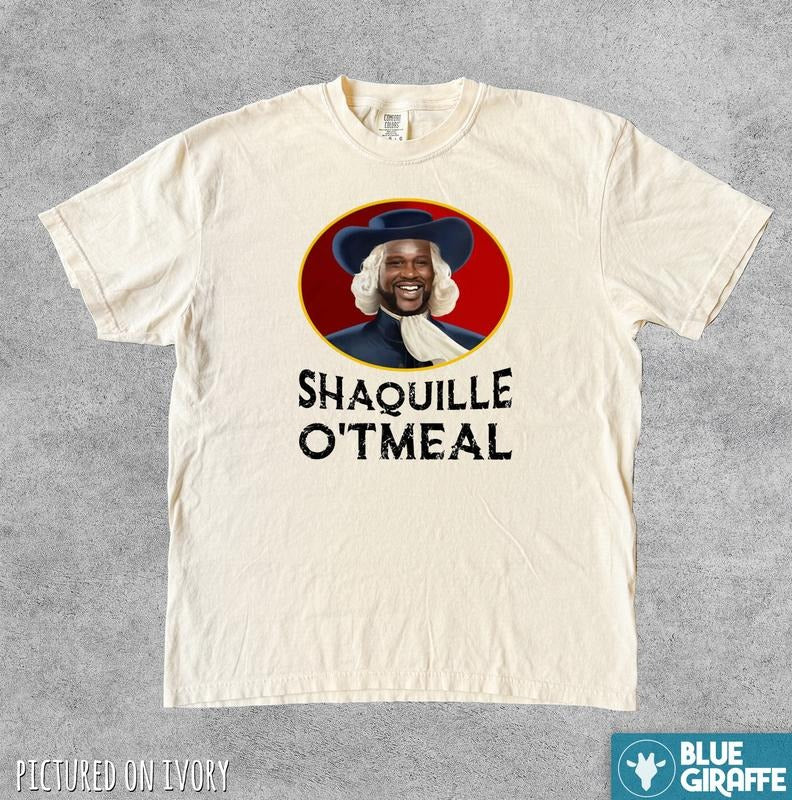 Shaquille O'tmeal Shirt, Funny Comfort Colors T-Shirt Menswear Top Hoodie, Sweatshirt | ZylaModa.com