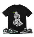 Shirt Matching J D 3 True Green Shirt Pray Black Hoodie, Sweatshirt | ZylaModa.com