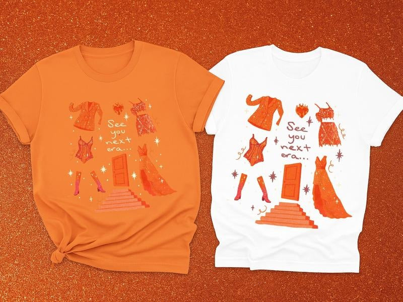 Showgirl Graphic T-shirt for Women, See You Next Time Print Tee, Fashion Casual  T-shirt, Trendy Gift for Music Lovers...