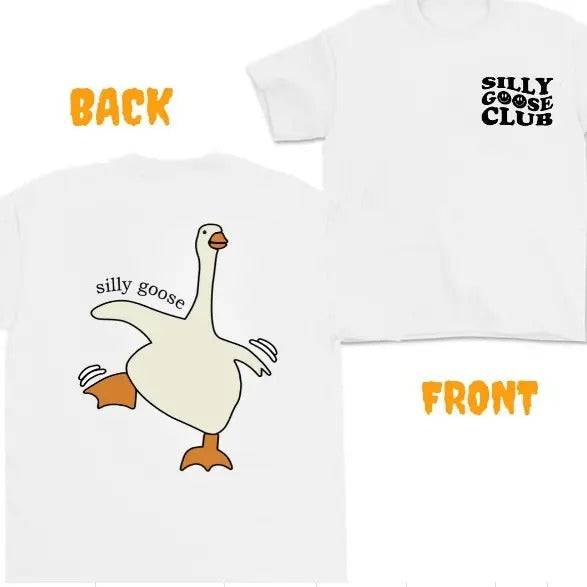Silly Goose T-Shirt, Funny Silly Goose Shirt, Silly Goose University, Funny Shirt, Funny Goose Tshirt, Women's Tshirt,...