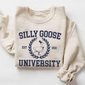 Silly Goose University Sweatshirt, Silly Goose University Shirt Menswear Hoodie | ZylaModa.com