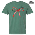 Simple Christmas Bow Comfort Colors T-Shirt 'NLB' Hoodie, Sweatshirt | ZylaModa.com