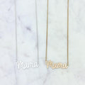 Simple Script Mama Necklace T-Shirts, Hoodie, Sweatshirt | ZylaModa.com
