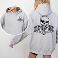 Skeleton Hands Heart Hoodie, Funny Skull Unisex Hoodies, Funny Love Vibes Hoodie, Couple Clothing, Streetwear T-Shirts,...