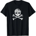 Skull Crossbones Skeleton Jolly Roger T-Shirt Made in USA Hoodie, Sweatshirt | ZylaModa.com