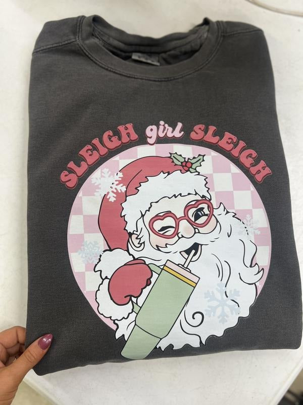 Sleigh Girl Sleigh Comfort Colors Sweatshirt T-Shirts, Hoodie | ZylaModa.com