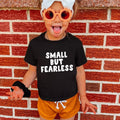 Small But Fearless, Toddler T-Shirts & Baby Bodysuits, Graphic Infant Clothes, Cute Baby Shower Gift, Trendy Kids...