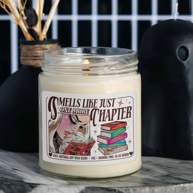 Smells Like Just One More Chapter Candle, Just One More Chapter Candle, Acotar Merch Candles, Sjm Book Candle, Bookish...