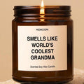 Smells Like World's Coolest Grandma Candle, Funny Grandma Gift, Best Grandmother T-Shirts, Hoodie, Sweatshirt | ZylaModa.com