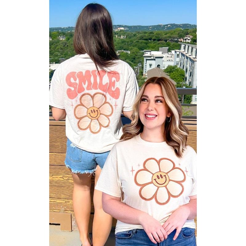 Smile Daisy Sunshine T-Shirt Hoodie, Sweatshirt | ZylaModa.com