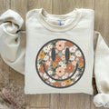 Smiling Face Sweatshirt | Happy Face Crewneck | Be Happy Hoodie and Sweater; T-shirt Cotton Menswear Polyester | ZylaModa.com